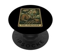 The Forager Tarocchi Carta Foraggiamento Morel Graphic PopSockets PopGrip Adesivo
