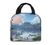 The Forgotten Kingdom - Borsa per il pranzo per donne e uomini, tessuto Oxford resistente e lamina spessa, perfetta per lavoro e attività all'aperto