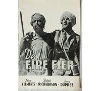 The Four Feathers John Clements Ralph Richardson 1939 Danish Movie Program V2