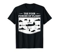 The Four Forces of Flight Maglietta