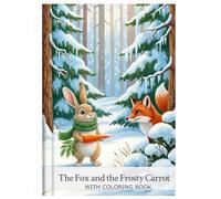 "The Fox and the Frosty Carrot: A Winter Woodland Coloring Adventure": BLACK&WHITE