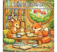 The Fox's Reading Den: A Relaxing Coloring Book of Books, Tea & Forest Friends