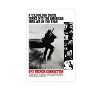 The French Connection - Poster su tela, decorazione artistica da parete per soggiorno, camera da letto, 20 x 30 cm