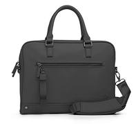 THE FRIENDLY SWEDE Borsa per Laptop Minimalista con Tracolla, Borsa per Computer Portatile da 13", Borsa da Lavoro Sottile, PU Vegan - VRETA (Nero)