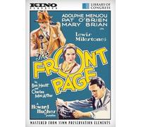 The Front Page (DVD) Adolphe Menjou Pat O Brien Mary Brian Edward Everett Horton