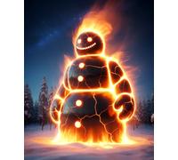 The Frostfire Golem: A Premium Dotted Bullet Journal: A 180-Page Canvas for Legendary Ideas, Epic Plans, and Creative World-Building