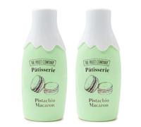 The Fruit Company Colonias Pâtisserie Pack 2 Unità 40 ml | Lemon Pie, Caramello Latte, Pistacchio Macaron o Cherry Pie | Eau de Toilette Gourmand Aroma Dolce Durevole (PISTACHIO MACARON)