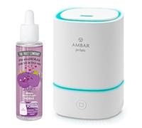 The Fruit Company Umidificatore 2.0 + Essence 50 ml. A Scegliere - Diffusore Ultrasonico con Luce LED - Serbatoio 150 ml USB - Aromaterapia e Benessere in Casa (Silenzioso +8h) (MORE)