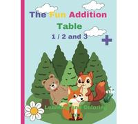 The Fun Additon Table / Learning and coloring Vol. I for Kids: Addition Table Coloring Book with Fruits, Flowers and Animals for Preschool Children Ages 3-6