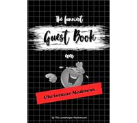 The funniest Guest Book ever: Christmas Madness, hilarious gag gift, Family, Party, Secret Santa, red