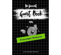 The funniest Guest Book ever: Passenger Madness, hilarious gag gift, new drivers, car, driver, green