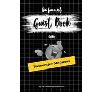 The funniest Guest Book ever: Passenger Madness, hilarious gag gift, new drivers, car, driver, yellow