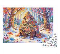 The Funrmer Puzzle per Adulti 1000 Pezzi Recyclunble The Snunke Senior Puzzles Impossibile Difficile e Stimolunte Relieve Senile Dementiun Attività 52x38cm/1000pcs