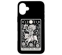 The Future Bull Rider Bull Riding Cowboy Skeleton Tarocchi Carta Custodia per iPhone 16 Plus