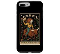 The Future Bull Rider Bull Riding Cowboy Skeleton Tarocchi Carta Custodia per iPhone 7 Plus/8 Plus