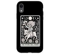 The Future Bull Rider Bull Riding Cowboy Skeleton Tarocchi Carta Custodia per iPhone XR