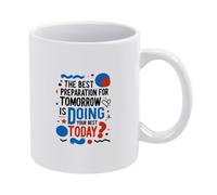 The Future Depends On What You Do Today Tazze Da Caffè Con Manico Tazza Da Caffè In Ceramica Tazze 330Ml Per Succo Tè Uso Domestico