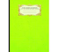 THE FUTURE IS NEON BRIGHT! GRAPH QUAD NOTEBOOK-8.5x11 (.20" Square) Grid Paper-Day Glow Green-GIFT: ֍ CONSTRUCTION SUPPLIES ֍ Contractors, Inspectors, ... High School, Ivy League College University