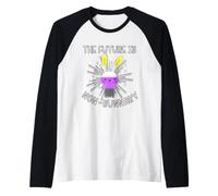 The Future Is Nonbinary Non Bunnary Enby NB Gender Queer Maglia con Maniche Raglan