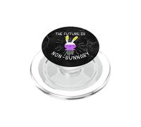 The Future Is Nonbinary Non Bunnary Enby NB Gender Queer PopSockets PopGrip per MagSafe