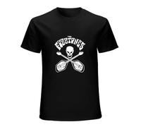 The Fuzztones Men's Printed Men Black Graphic Tee Short Sleeve T-Shirt Black M