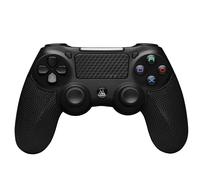 THE G-LAB K-Pad Thorium Manette sans fil PS4 pour manette PS4 avec vibration intégrée, manette PS4 ergonomique avec pavé tactile, prise audio, batterie rechargeable longue durée - PS4/Pc