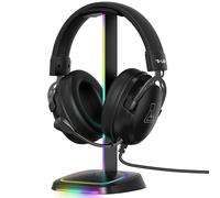 THE G-LAB - K-Stand Néon RGB - Porta cuffie da scrivania con LED | Supporto retroilluminato, tasto ON/OFF, selezione colore | Gaming Accessori e idea regalo per gamer con cuffie gaming pc
