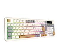 The G-Lab Keyz, Caesium EX 3C, Tastiera da gioco USB, 98% Rainbow, QWERTY con Ñ