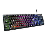 Clavier Gaming - Membrana RGB - THE G-LAB - KEYZ-CAESIUM/FR - Layout FR - 12 raccourci - 19 tocchi anti ghosting