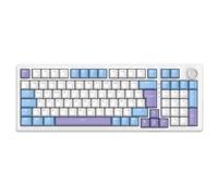 THE G-LAB KEYZ Elite 400 WB Tastiera Gaming Wireless Tri-Mode 2,4 GHz/Bluetooth/Cablata - Tastiera Meccanica Hot Swap, Switch Pre-Lubrificati, Gasket a 5 Strati, RGB & Macro Custom - AZERY FR