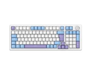 THE G-LAB KEYZ Elite 400 WB Tastiera Gaming Wireless Tri-Mode 2,4 GHz/Bluetooth/Cablata - Tastiera Meccanica Hot Swap, Switch Pre-Lubrificati, Gasket a 5 Strati, RGB & Macro Custom - AZERY FR