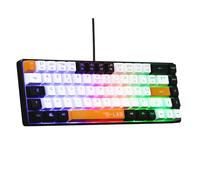 Tastiera da gioco - THE G-LAB - KEYZ-HYDRO-BKWO/FR - Membrana 60% 3 colori Nero + Bianco + Arancione