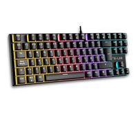 The G-Lab KEYZ Mercury EX - Teclado Mecanico Gaming TKL RGB Con Cable QWERTY Con Ñ