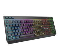 The G-Lab - KEYZ Tungsten EX - Tastiera Gaming Membrane Silenziosa - AZERTY FR - Tripla modalità (2.4GHz, BT, cablata) - RGB e Macro Personalizzabili - Software dedicato - Tastiera Gamer PC/PS4/PS5