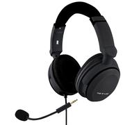 The G-Lab Korp Carbon Gaming Headset - Microfono Gamer Headset con Bassi Rinforzati, Microfono Staccabile, Confortevole e Leggero - Compatibile con Xbox One PC PS5 Switch Smartphone (nero) -