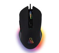 The G-Lab Kult Helium Pro - Mouse Gamer cablato USB - Sensore ottico 800-12800 DPI - Retroilluminazione LED 7 colori - Mouse silenzioso 6 pulsanti - Compatibile con PC, PS4, PS5 e Xbox