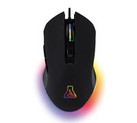 Mouse da gioco cablato USB G-Lab Kult Helium - Sensore ottico da 800 a 3200 DPI, retroilluminazione LED a 7 colori, 6 pulsanti