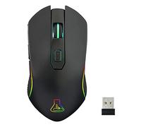 THE G-LAB Kult XENON Wireless Gaming Mouse Ricaricabile ad Alte Prestazioni - Wireless Gaming Mouse 7200 DPI, RGB LED, 6 Pulsanti, Software dedicato, Leggero e Veloce - PC/PS4/PS5/Xbox One X/S