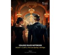 The Gala Deception (Volume 1) - College Ruled Notebook, 7mm, A4 (8.27"x11.69"), 150 Pages: Monte Carlo Man Notebook, Lined Journal for Writing, Study & Reflections
