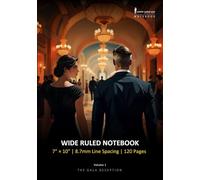 The Gala Deception (Volume 1) - Wide Ruled Notebook, 8.7mm, 7" x 10", 120 Pages: Monte Carlo Man Notebook, Wide Lined Notebook for Comfortable & Spacious Writing