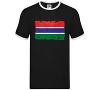 The Gambia Grunge Stile Bandiera - Uomo Suoneria - Banjul Paese Viaggio Bandiere