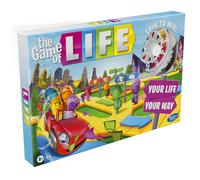 Hasbro Gaming The Game of Life Game, Family Board Game for 2 to 4 Players, for Kids Ages 8 and Up, Includes Colourful Pegs