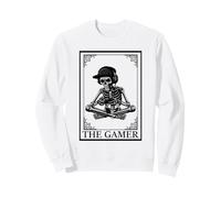 The Gamer Tarocco Carta Arcani Maggiori Scheletro Classico Giusto Felpa