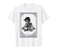 The Gamer Tarocco Carta Arcani Maggiori Scheletro Classico Giusto Maglietta
