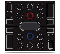 The Gaming Mat Company - Tappetino 2 giocatori CARDFIGHT!! Vanguard - Deluxe, extragrosso 72x72 cm x 0,4 cm, impermeabile, con protezione rear guard e cerchi di protezione