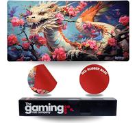 The Gaming Mat Company Tappetino MTG per 1 Giocatore & Mouse Pad - 72x36 cm Flower Dragon Gaming Mouse Pad compatibile con Magic: The Gathering playmat, carte MTG, tappetino gioco TCG