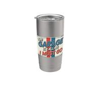 The Garage Is Calling I Must Go Bicchiere termico in acciaio inox doppia parete