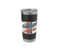 The Garage Is Calling I Must Go Bicchiere termico in acciaio inox doppia parete