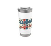 The Garage Is Calling I Must Go Bicchiere termico in acciaio inox doppia parete