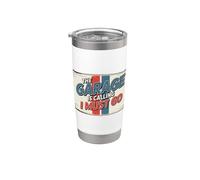 The Garage Is Calling I Must Go Bicchiere termico in acciaio inox doppia parete